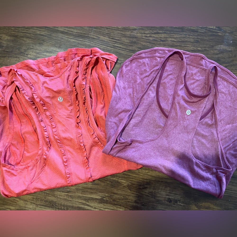 2 Lululemon tanks size 4
